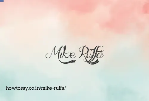 Mike Ruffa