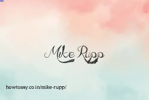 Mike Rupp