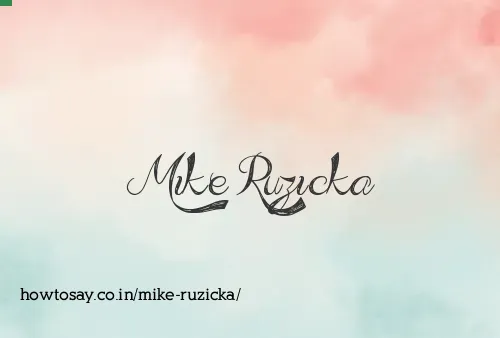 Mike Ruzicka