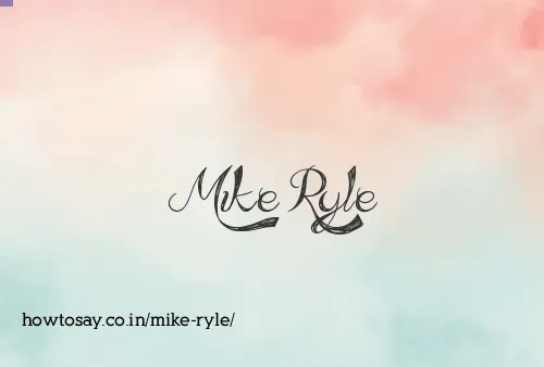 Mike Ryle