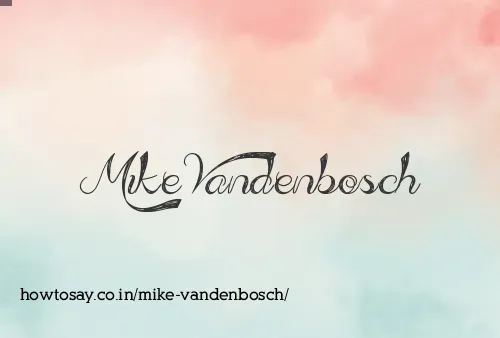 Mike Vandenbosch