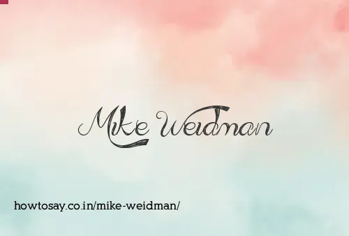 Mike Weidman