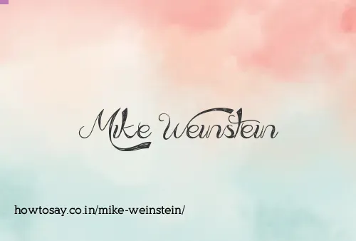 Mike Weinstein