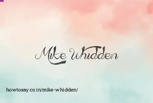 Mike Whidden