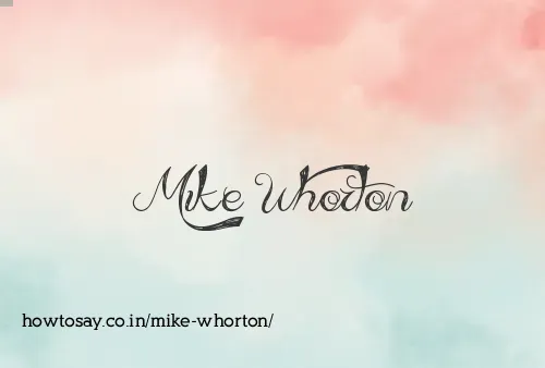 Mike Whorton