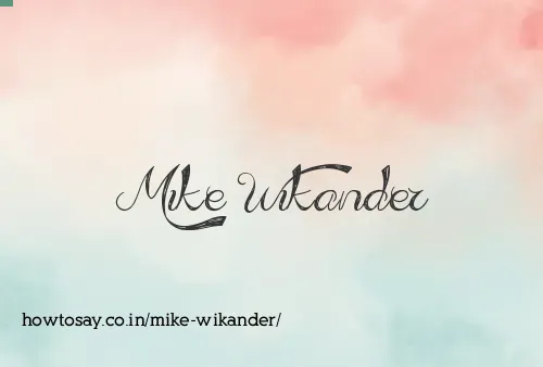 Mike Wikander