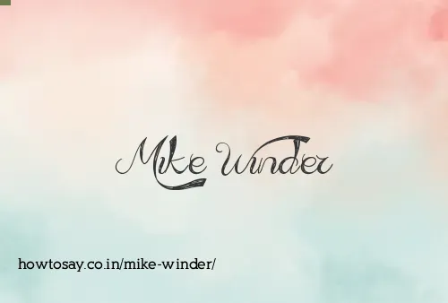 Mike Winder