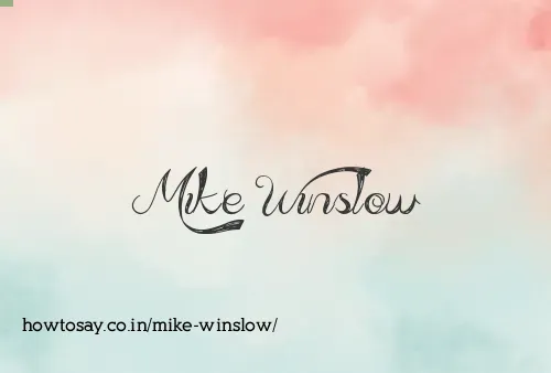 Mike Winslow