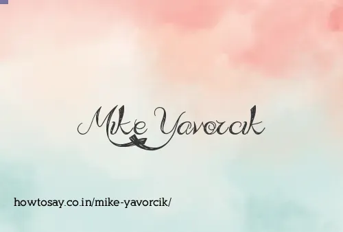 Mike Yavorcik