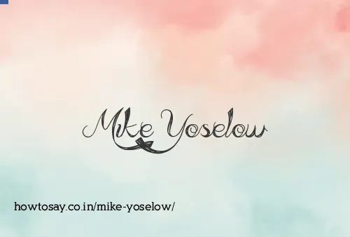Mike Yoselow