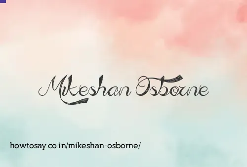 Mikeshan Osborne