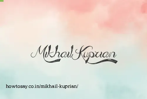 Mikhail Kuprian