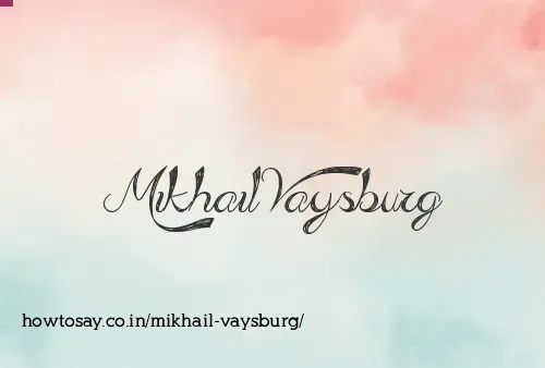 Mikhail Vaysburg