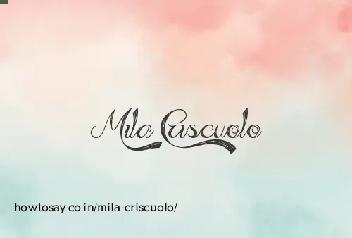 Mila Criscuolo