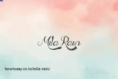 Mila Rain