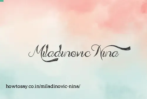 Miladinovic Nina