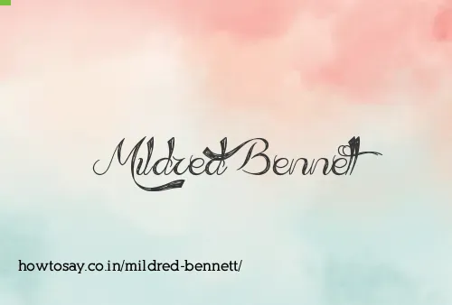 Mildred Bennett