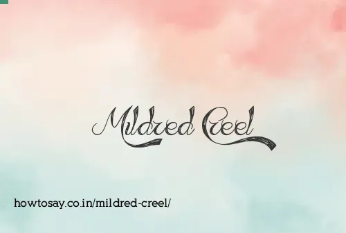 Mildred Creel