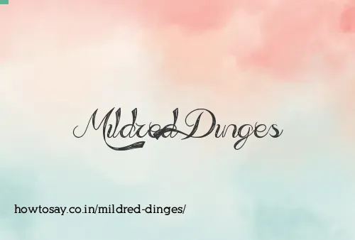 Mildred Dinges