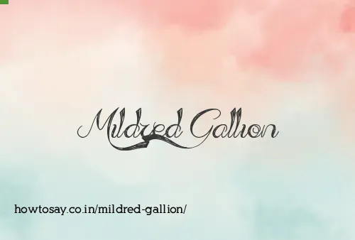 Mildred Gallion