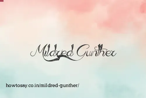 Mildred Gunther