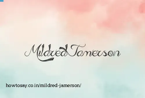 Mildred Jamerson