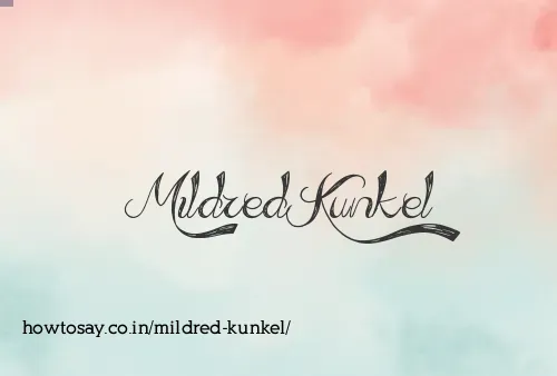 Mildred Kunkel