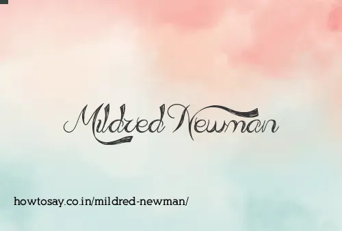 Mildred Newman