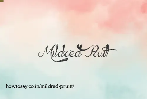 Mildred Pruitt
