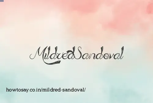 Mildred Sandoval