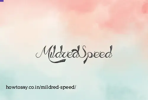 Mildred Speed