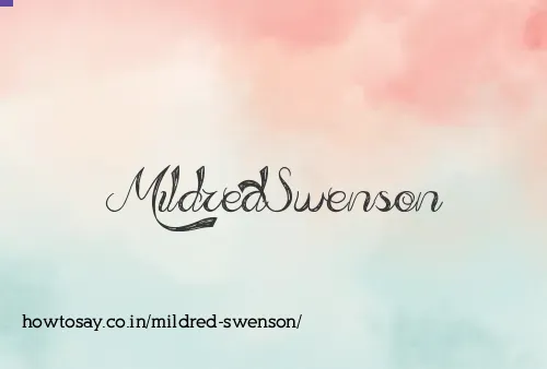 Mildred Swenson