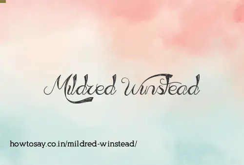 Mildred Winstead