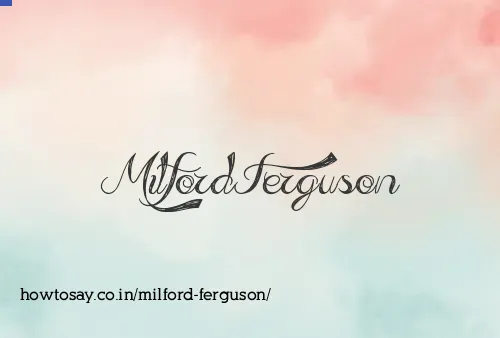 Milford Ferguson