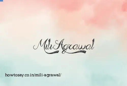 Mili Agrawal