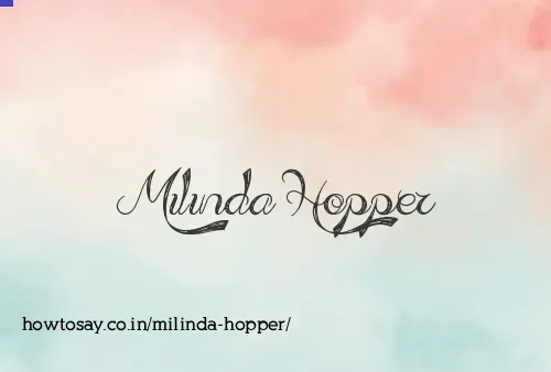 Milinda Hopper