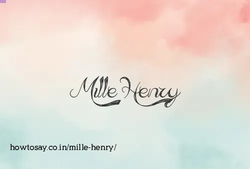Mille Henry