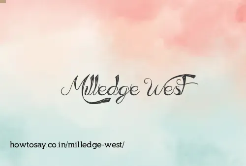 Milledge West