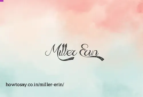 Miller Erin