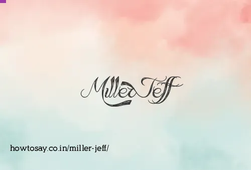 Miller Jeff