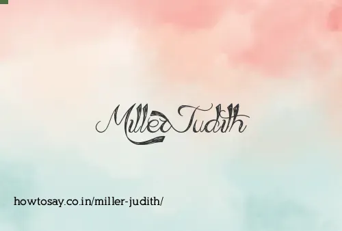 Miller Judith