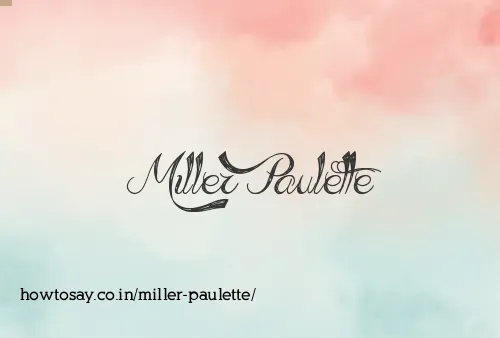 Miller Paulette