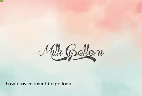 Milli Cipolloni