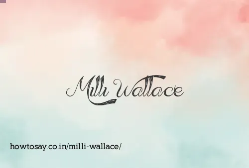 Milli Wallace