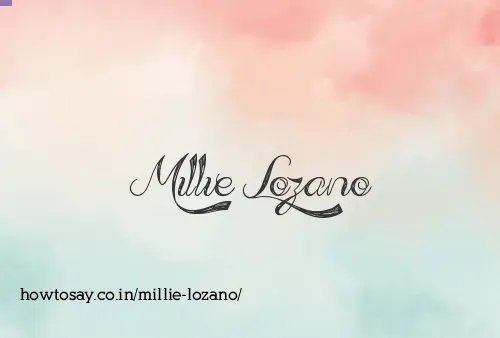 Millie Lozano