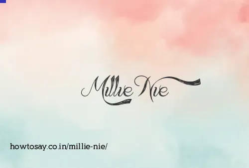 Millie Nie