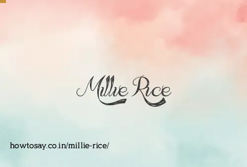 Millie Rice