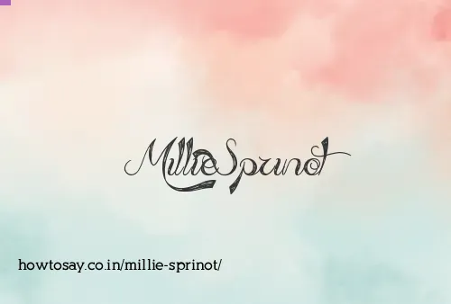 Millie Sprinot