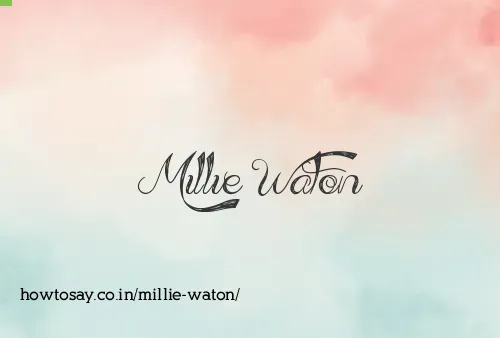 Millie Waton