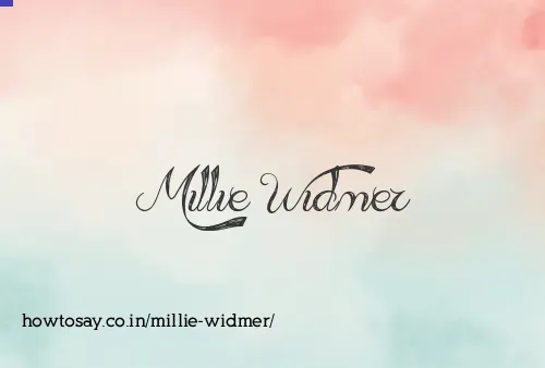 Millie Widmer